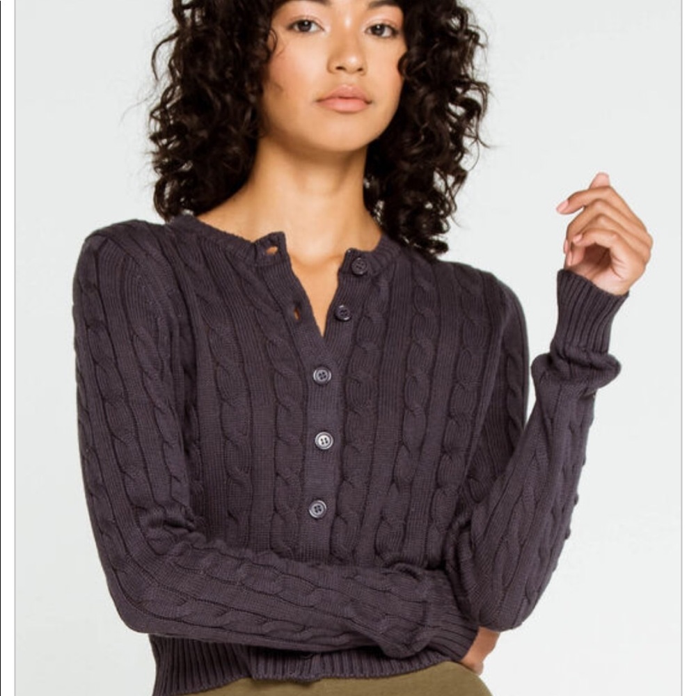 Full tilt cable knit sweater!